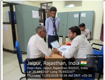 Report on Parent Teacher Meeting for II and IV semester students at ISPS, IU Jaipur