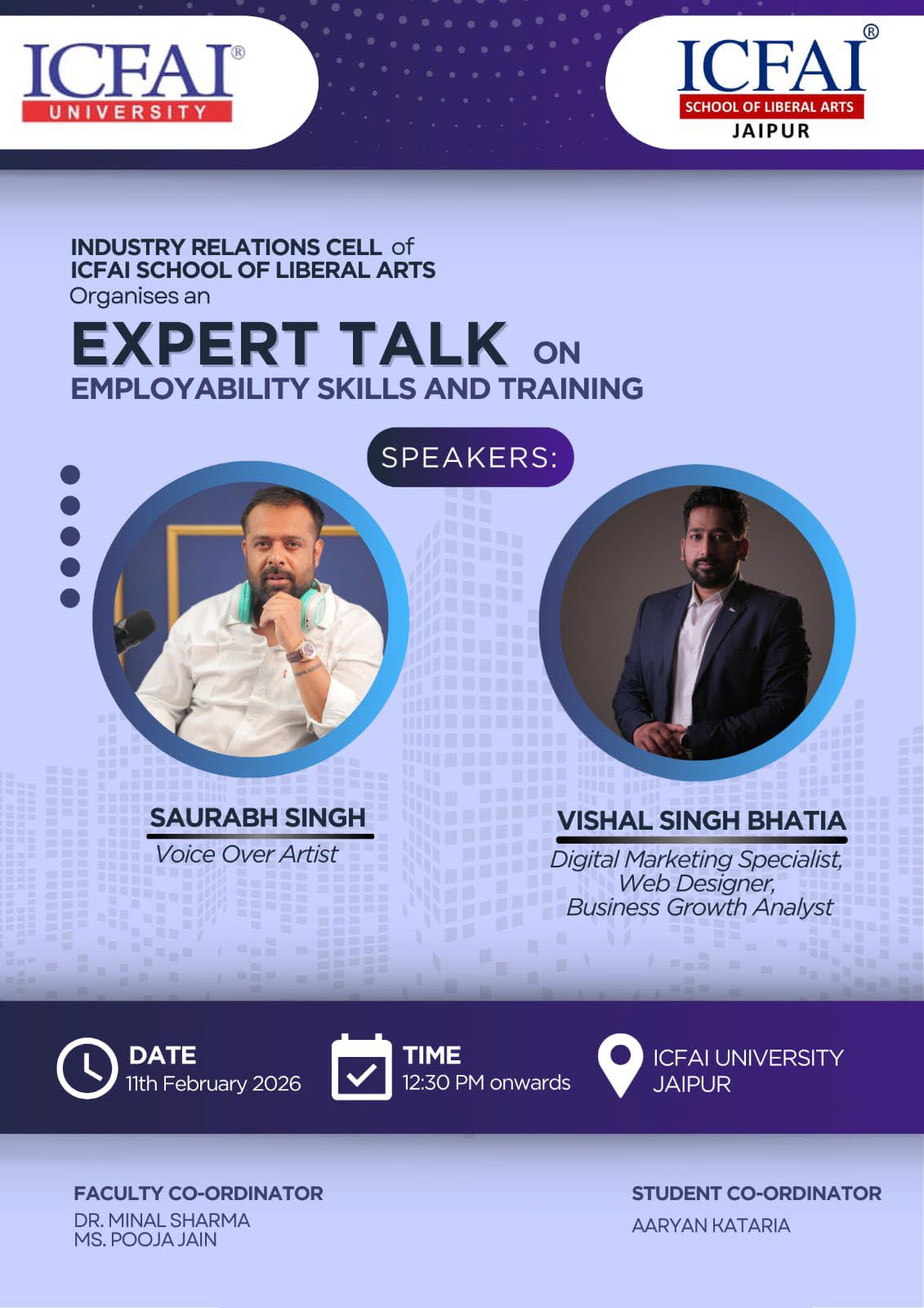 Expert Talk on Employability Skills and Training